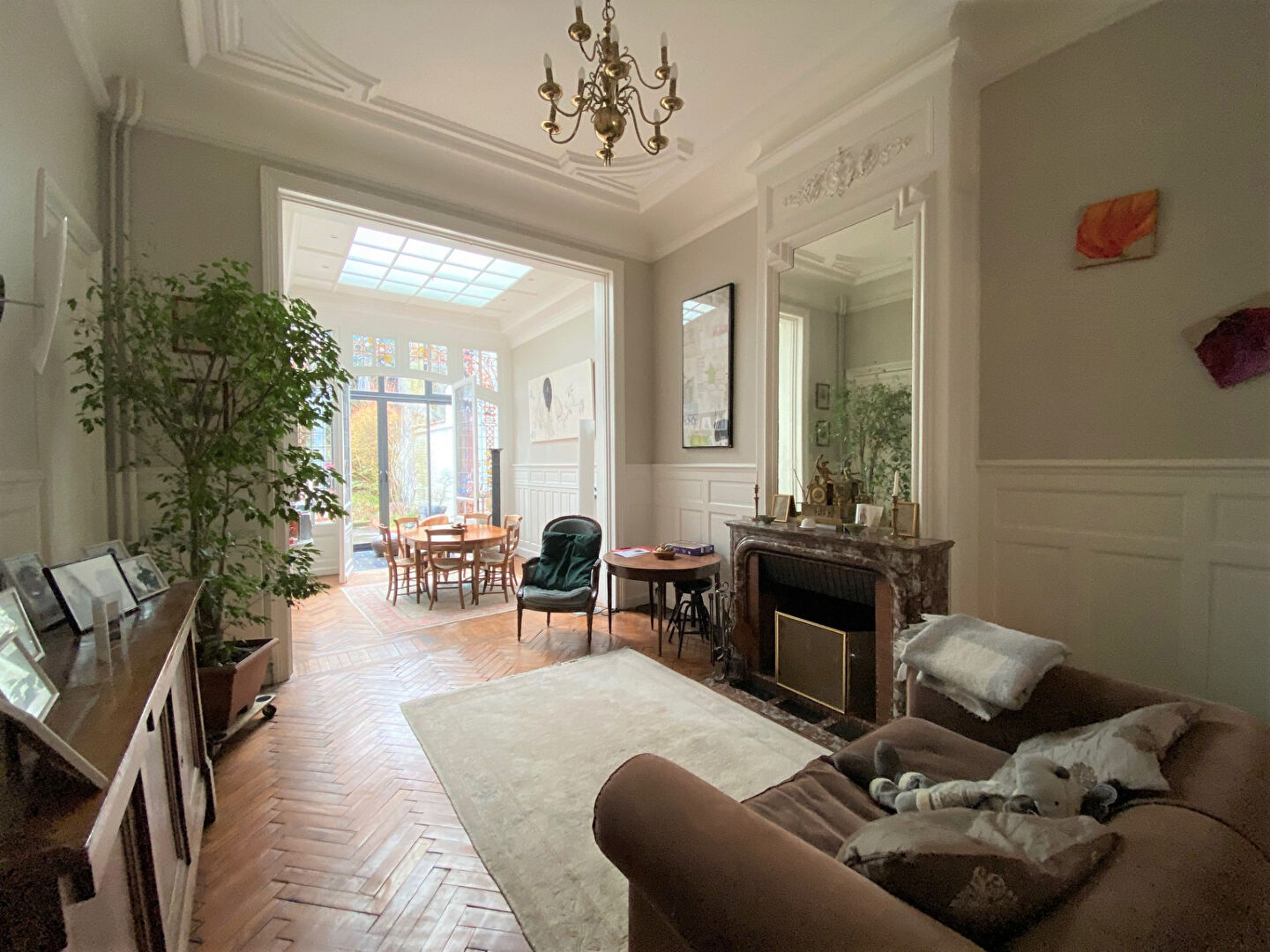 
Lille Vauban/Cormontaigne, très belle maison de maître de 236 m² habitables , 7 chambres, jardin sud
